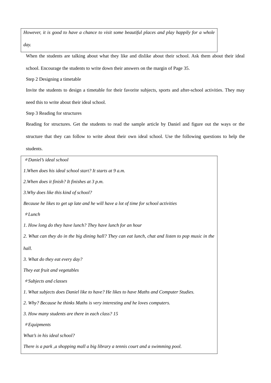 牛津版八年级英语Unit 2 School Life(9)MAIN TASK_第3页