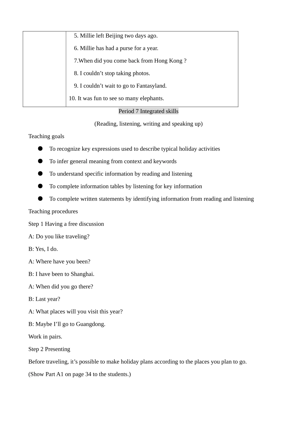 牛津版八年级英语Unit 2 Traveling--Integrated skills [ty]_第2页