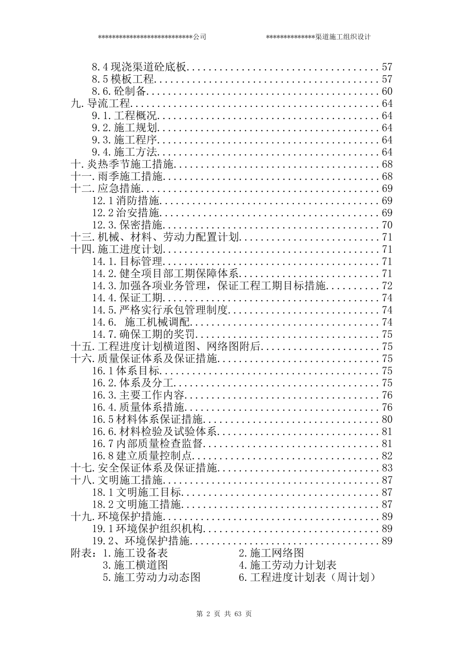 渠道施工组织设计_第2页