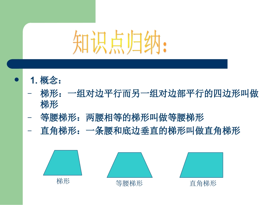 中考复习课件_梯形_第3页