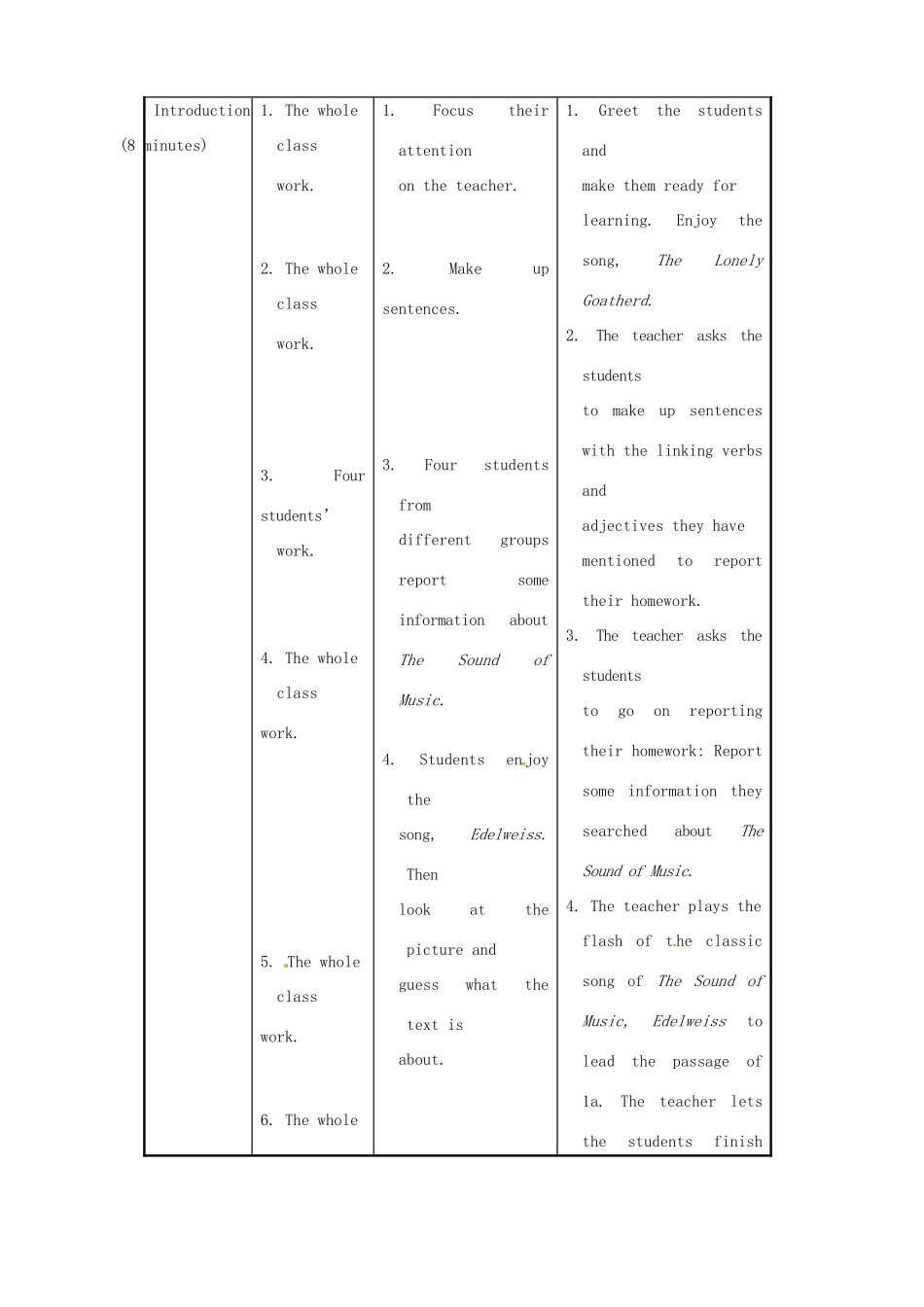 重庆市梁平实验中学八年级英语下册 Unit 5 Feeling excited Topic1 Our Clothes SectionC教案 （新版）仁爱版_第3页