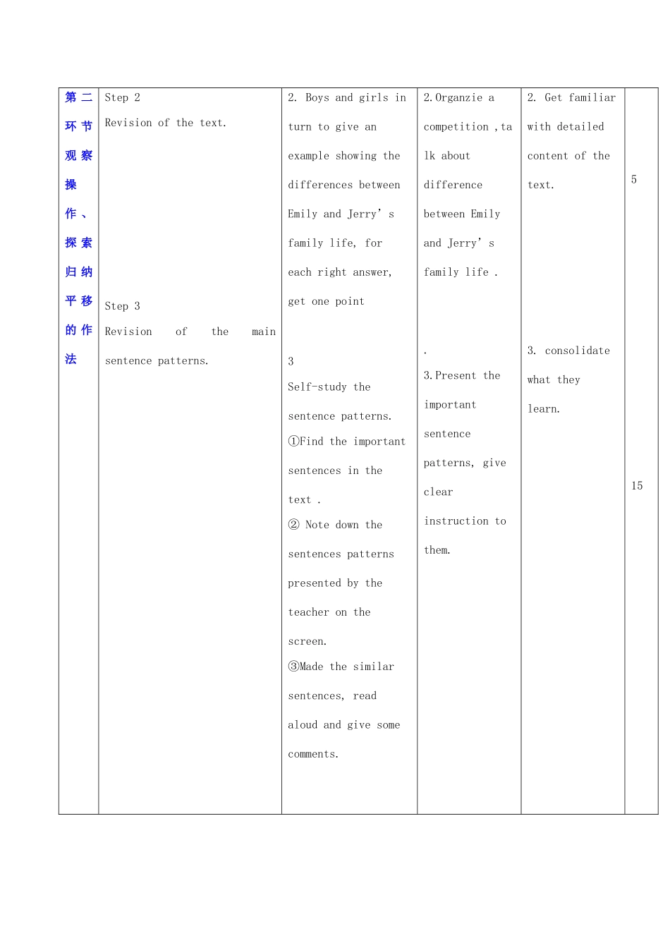 秋九年级英语上册 Unit 3《Family life》教案3 （新版）牛津深圳版-牛津深圳版初中九年级上册英语教案_第2页
