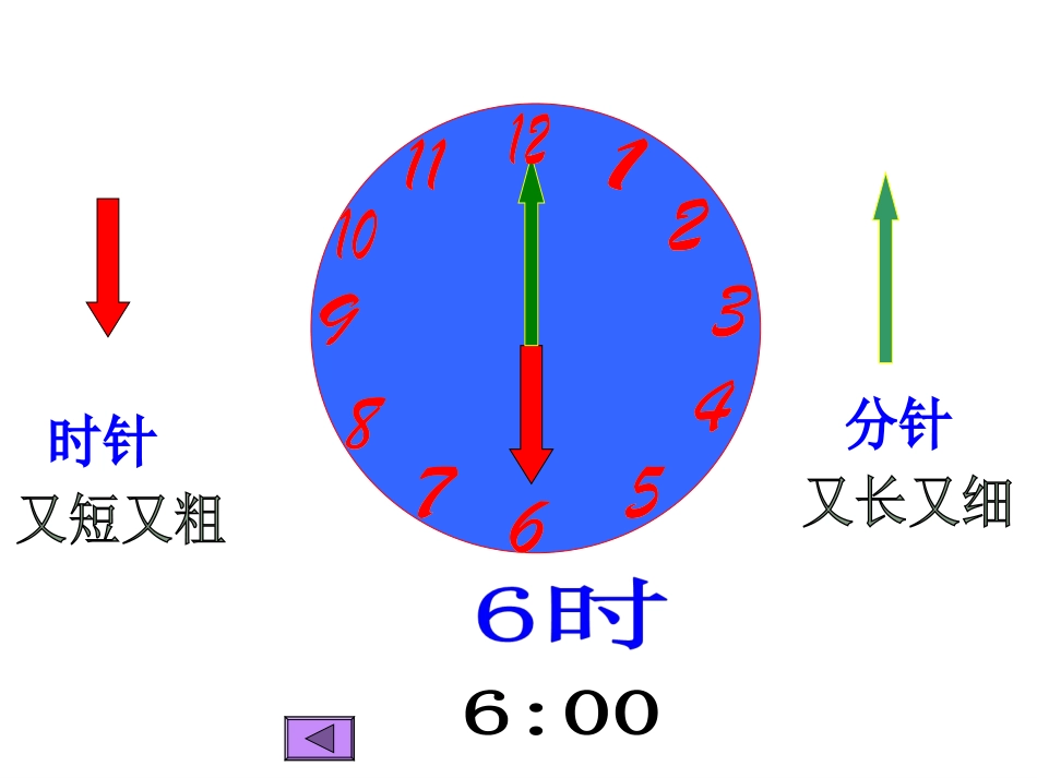 一上认识钟表练习_第2页