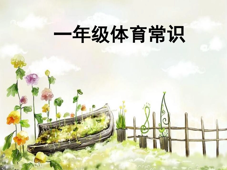 小学体育室内课：体育引导课_第1页