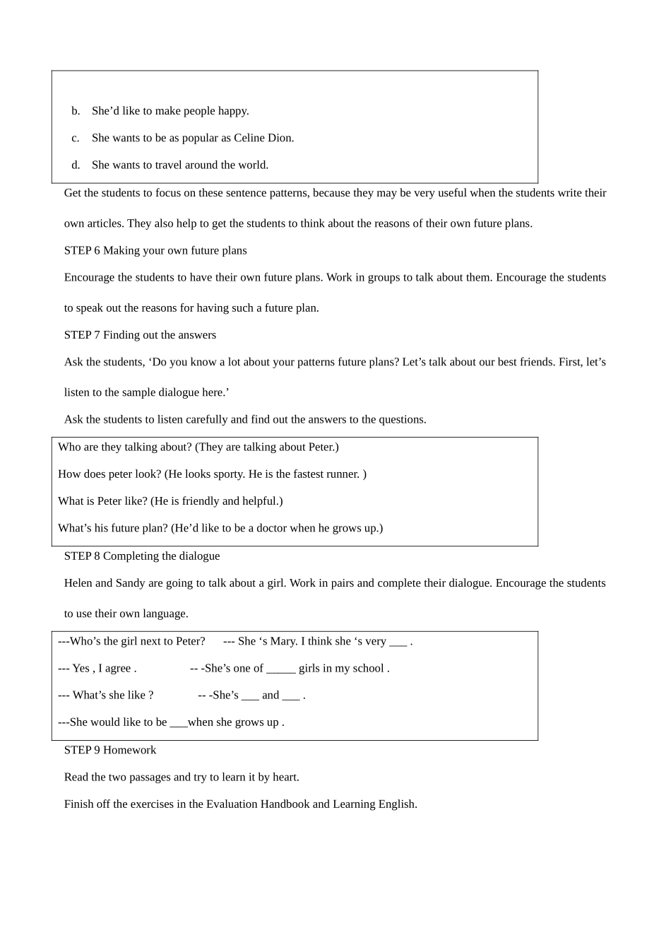 牛津版八年级英语Unit 1 Friends(7)INTEGRATED SKILLS_第3页