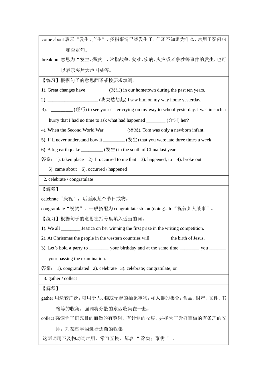 【精品人教版】高一英语必修三导学案全集[1] (2)_第3页