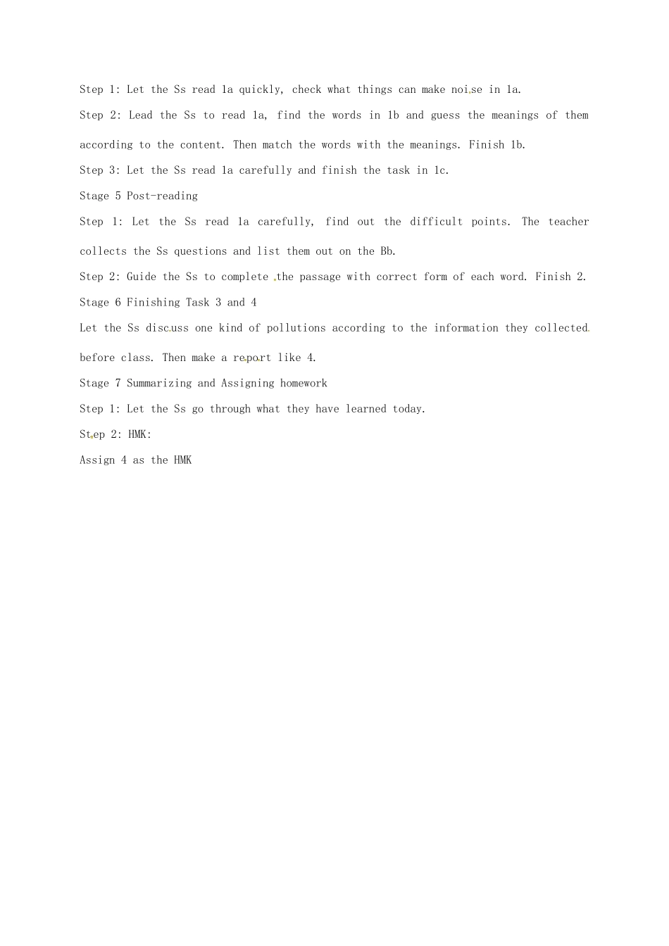 福建省泉州市安溪县九年级英语上册 Unit 2 Saving the earth Topic 1 Pollution has caused too many problems Section C教案 （新版）仁爱版-（新版）仁爱版初中九年级上册英语教案_第2页