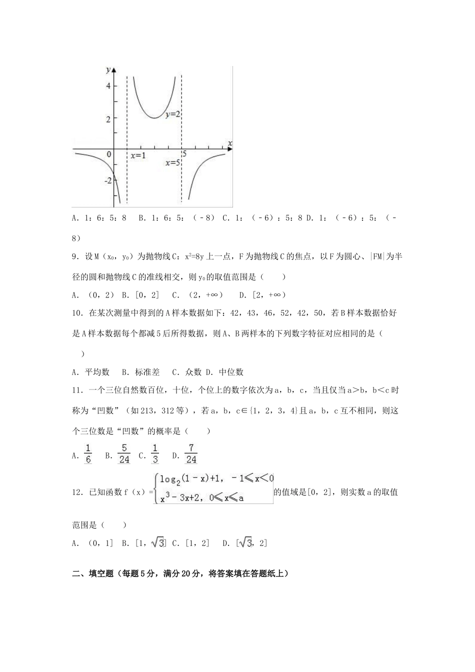 河南省郑州一中高考数学冲刺卷（4）文（含解析）-人教版高三全册数学试题_第3页