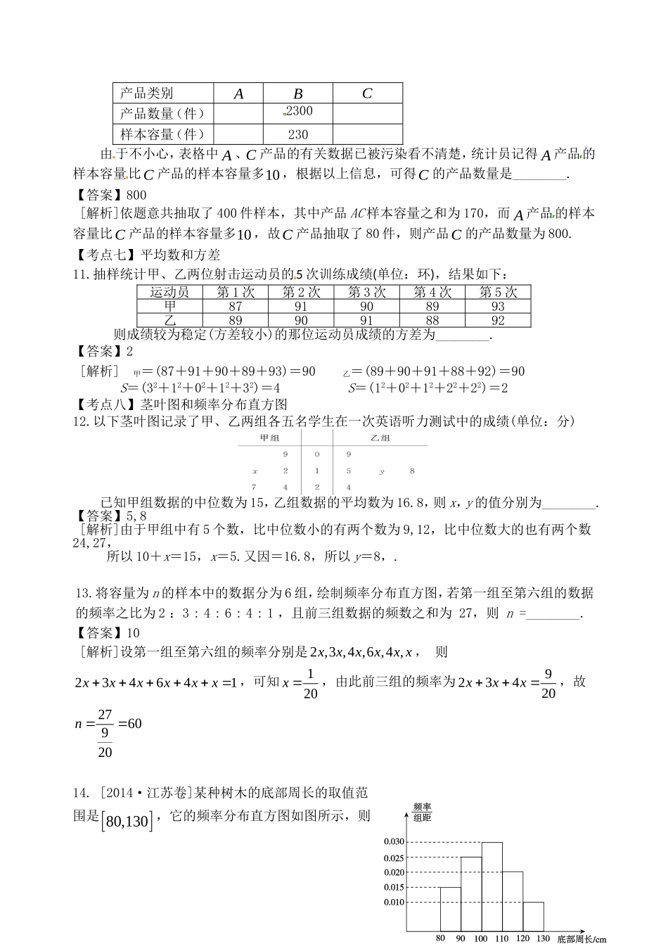 江苏省苏州市高考数学 必过关题10 新课程新增内容-人教版高三全册数学试题_第3页