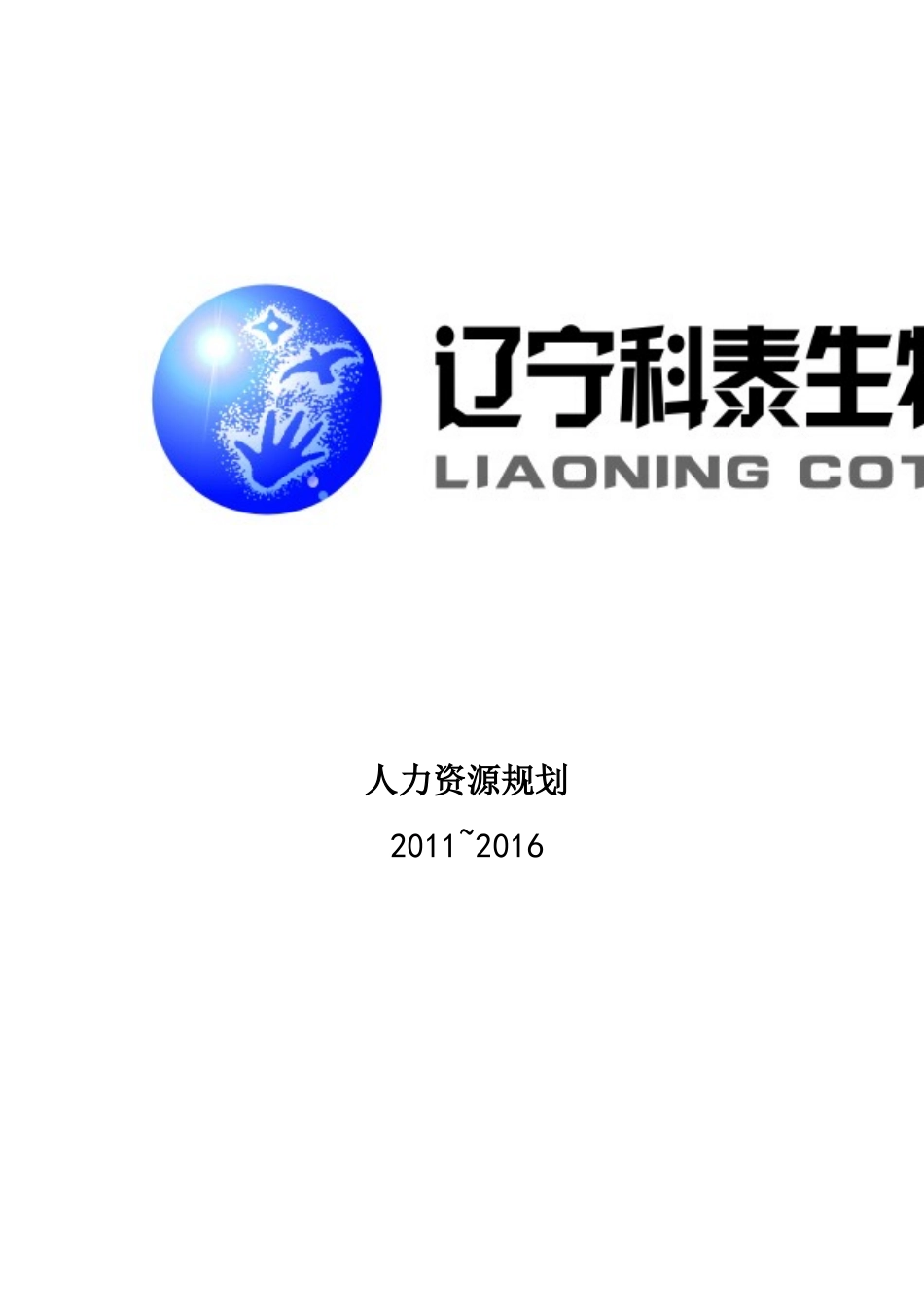 某公司2016年人力资源规划三年_第1页
