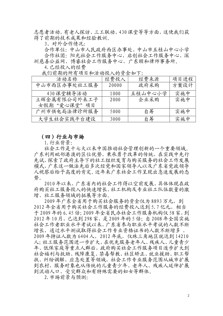 菁萤社会工作服务中心创业计划书_第3页