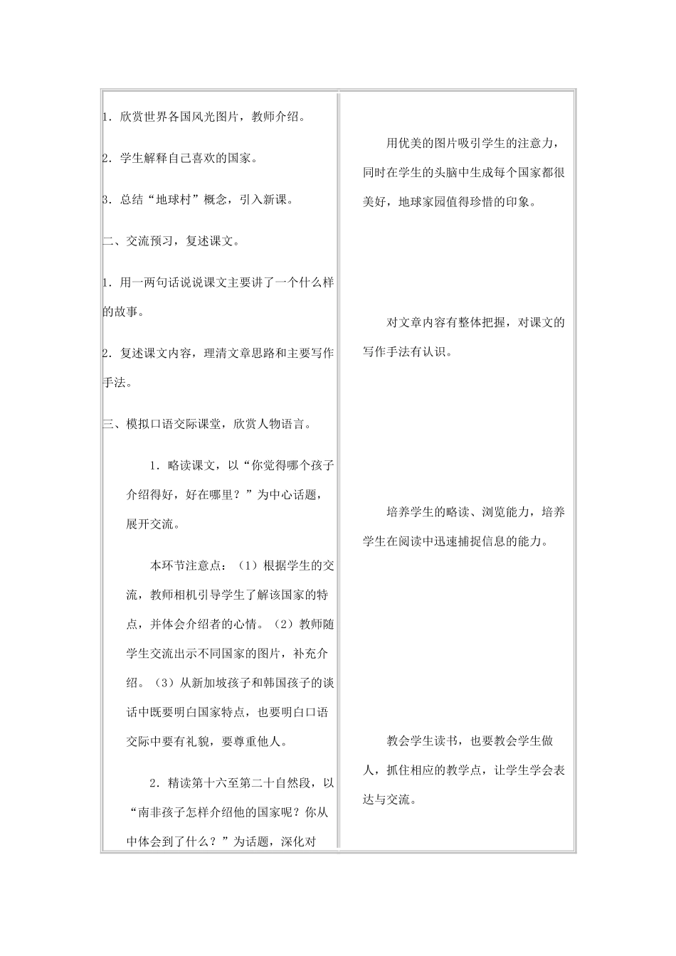 六年级语文上册 第四单元 19《阳光下的皮肤》教案1 冀教版-冀教版小学六年级上册语文教案_第2页