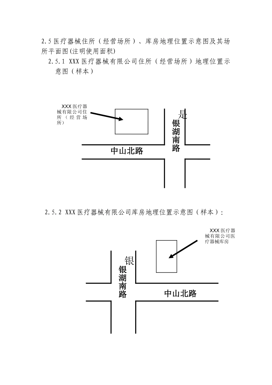 经营场所、库房地址的地理位置图、平面图、房屋产权证明文件或者租赁协议_第1页