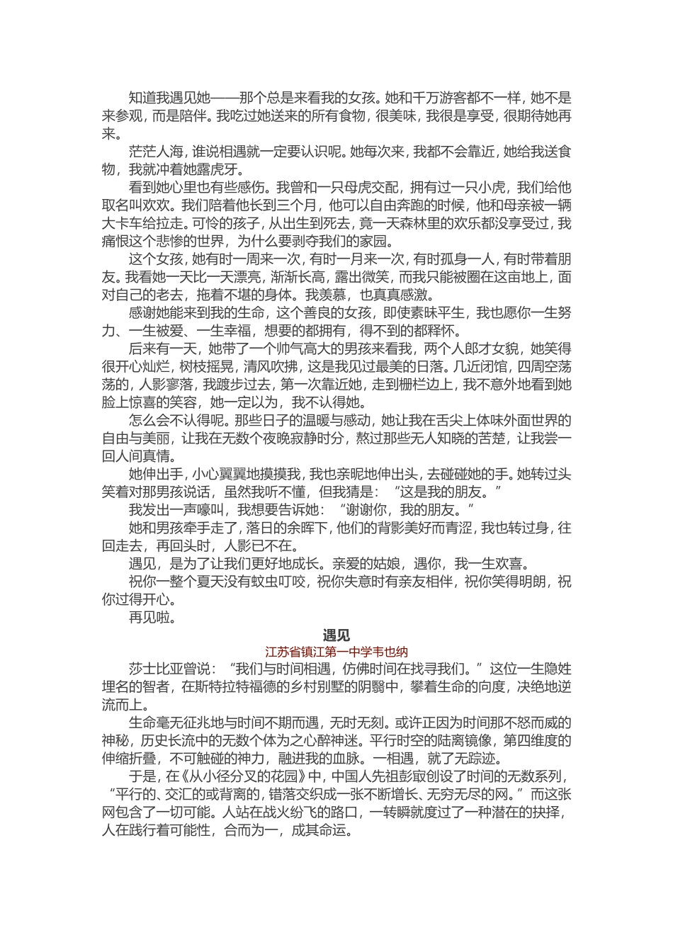 全国中小学生创新作文大赛总决赛特等奖作文_第3页