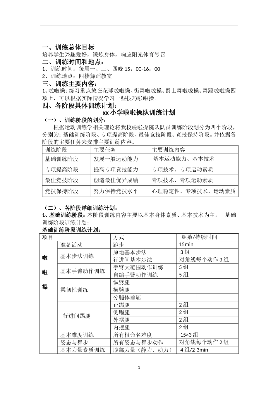 啦啦操训练计划_第2页