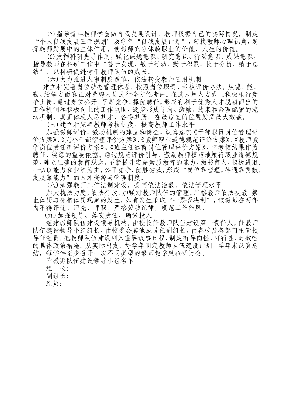 教师队伍建设规划_第3页