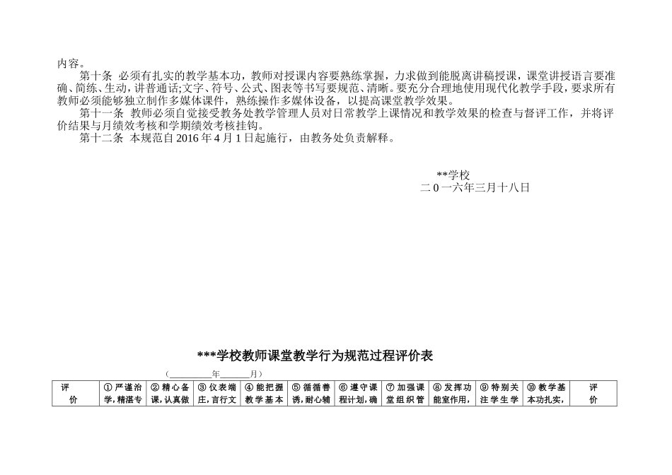 教师课堂教学基本行为规范(试行)_第2页