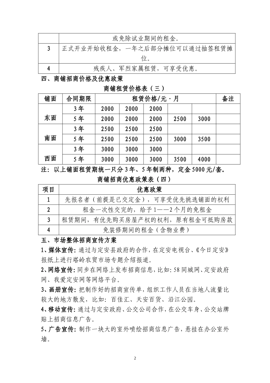 农贸市场招商方案_第2页