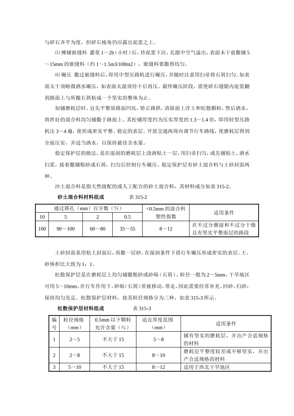泥结碎石路面技术要求及验收规范_第3页