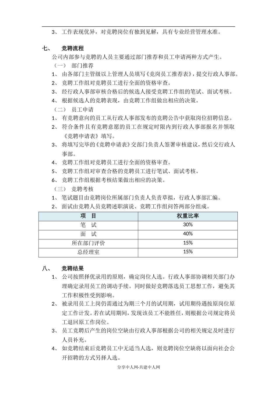 某某公司岗位竞聘方案_第2页