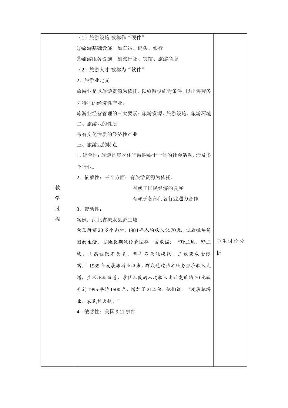 旅游概论教案-旅游业_第2页
