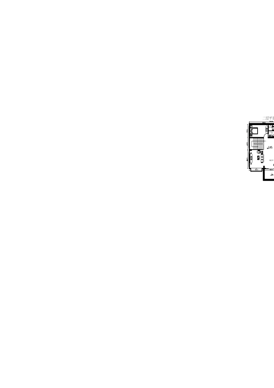 农村房屋设计平面图CAD图--1_第2页