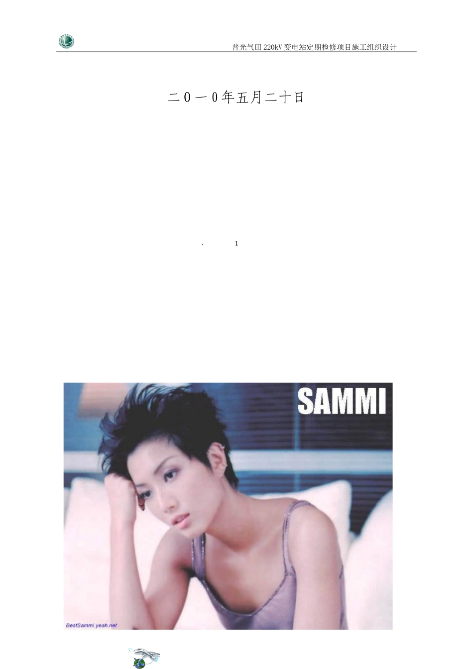 普光气田220kV变电站定期检修项目施工组织设计_第2页