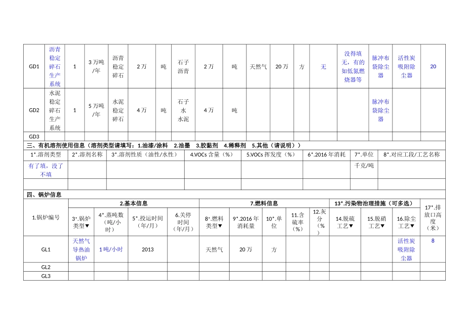 企业污染源普查表模板_第2页