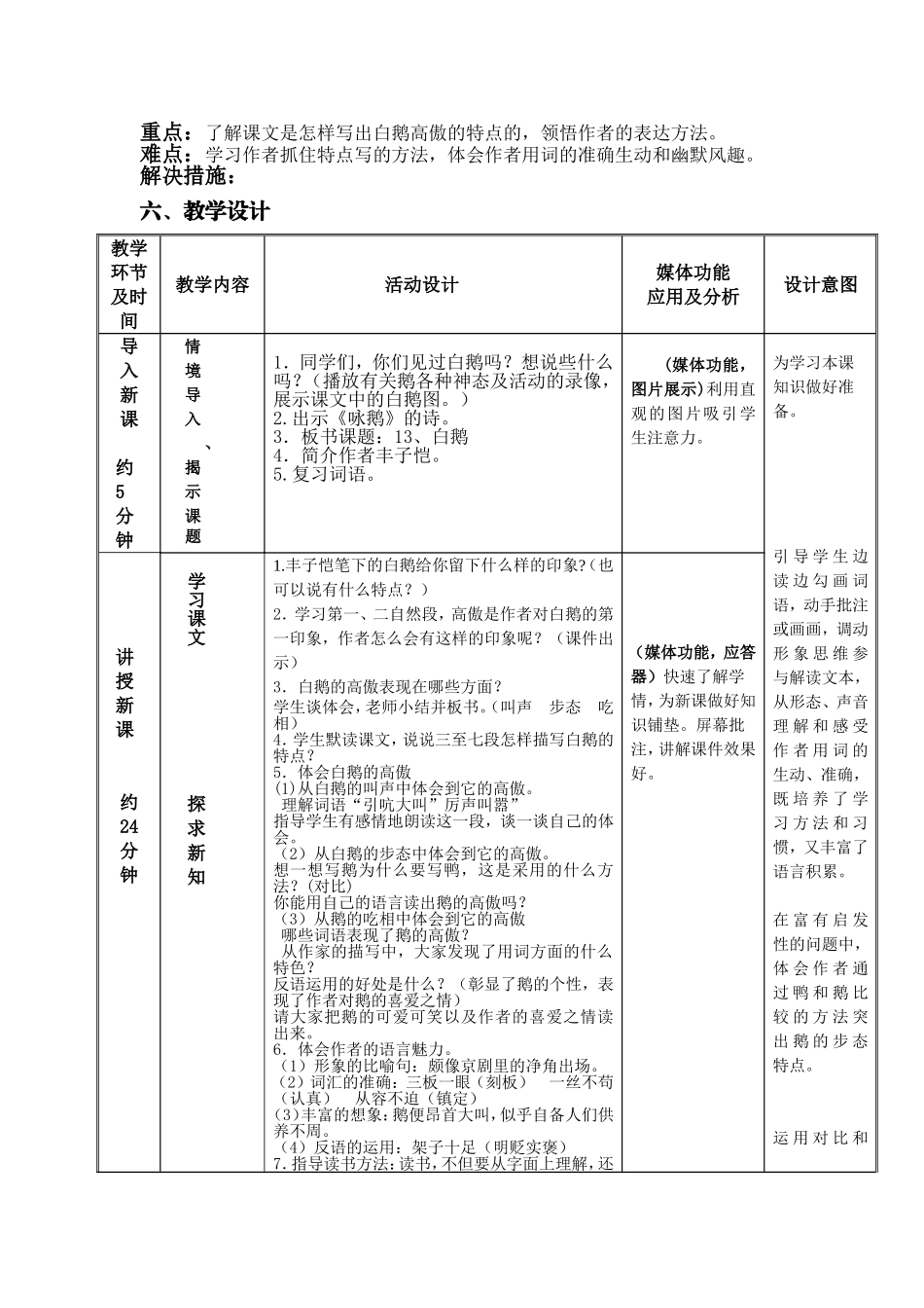 教学设计表模板_第2页