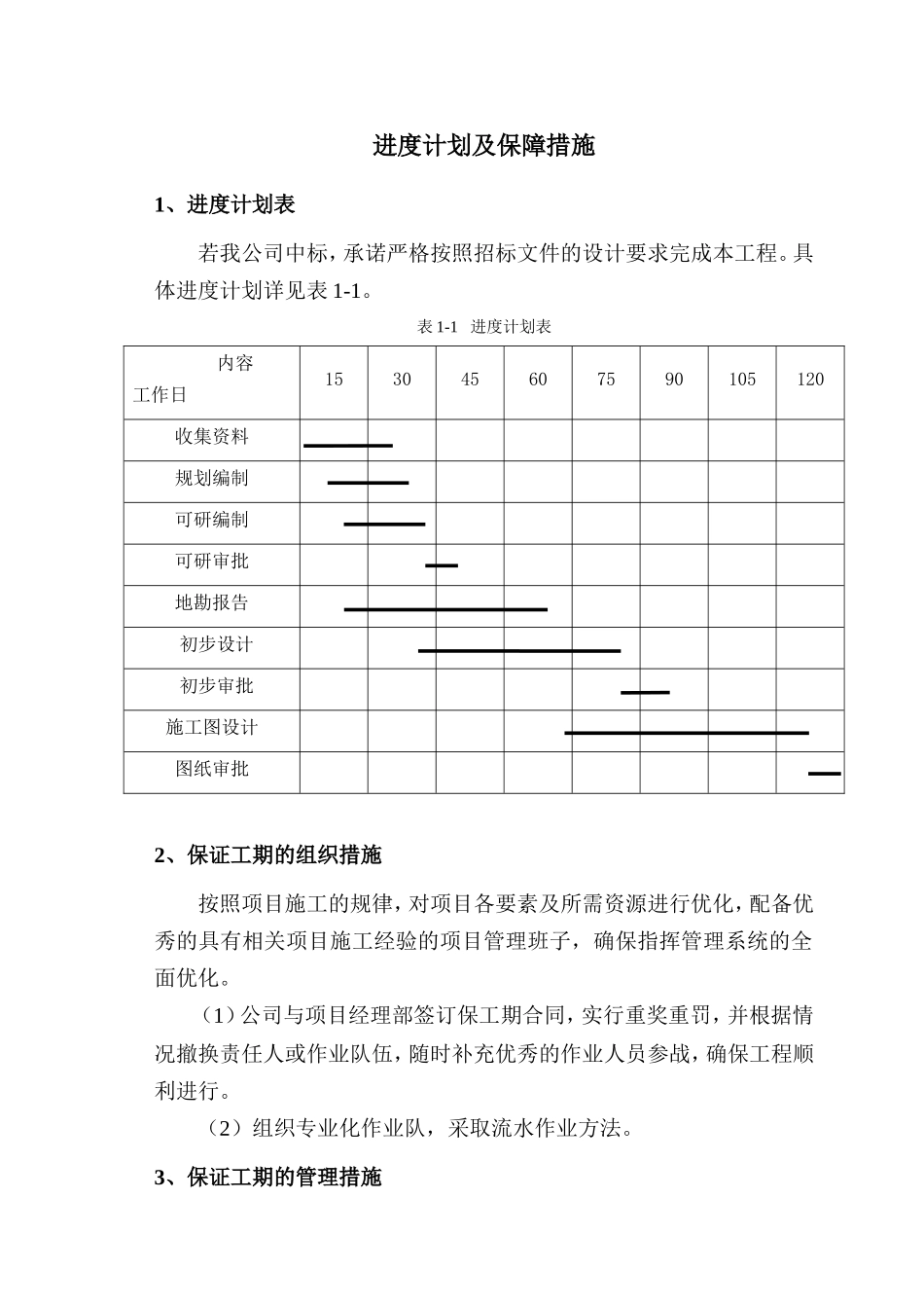 进度计划及保障措施_第1页