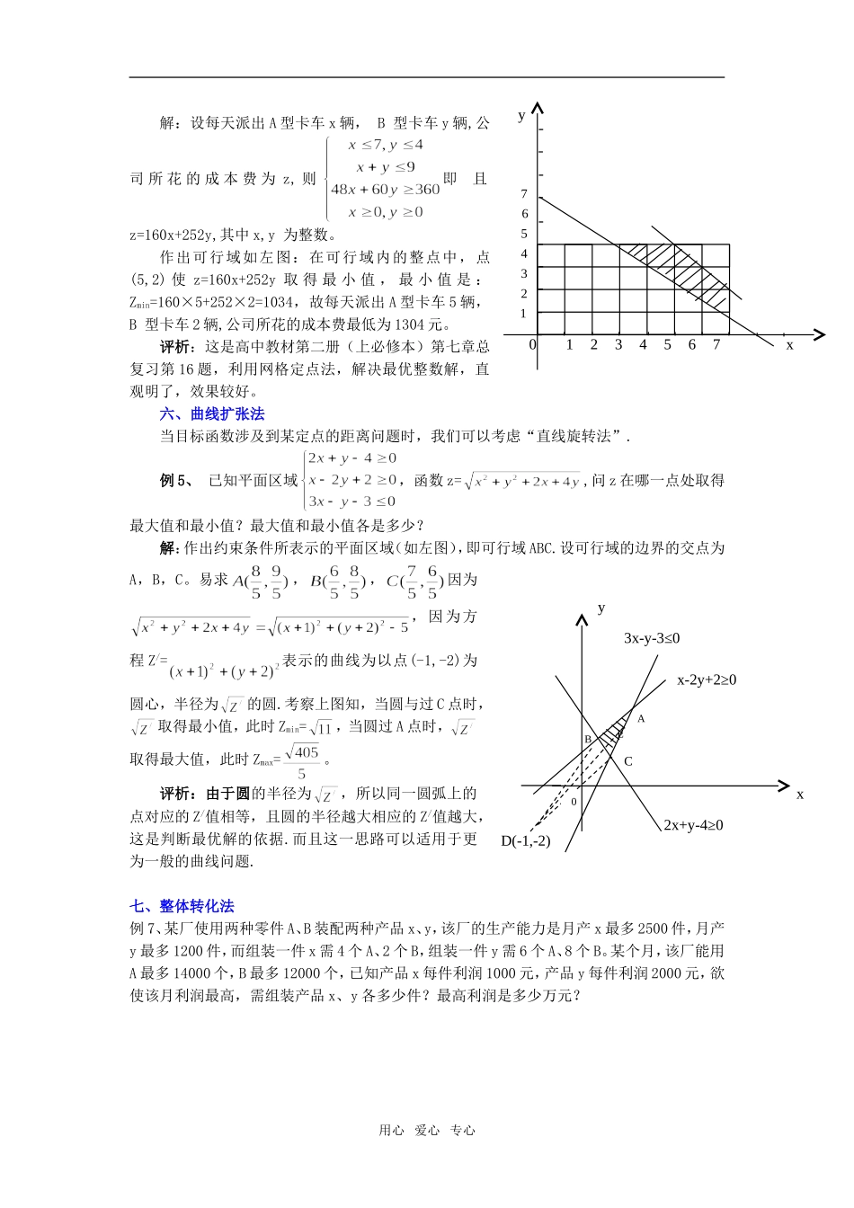 线性目标函数最优解的求解方法_第3页