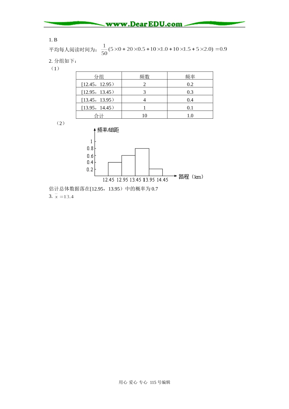 人教版高三数学总体分布的估计知识精讲_第3页