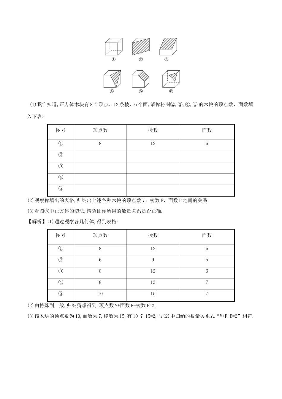 高中数学 第十一章 立体几何初步 11.1.3 多面体与棱柱课堂检测 新人教B版必修第四册-新人教B版高一第四册数学试题_第2页