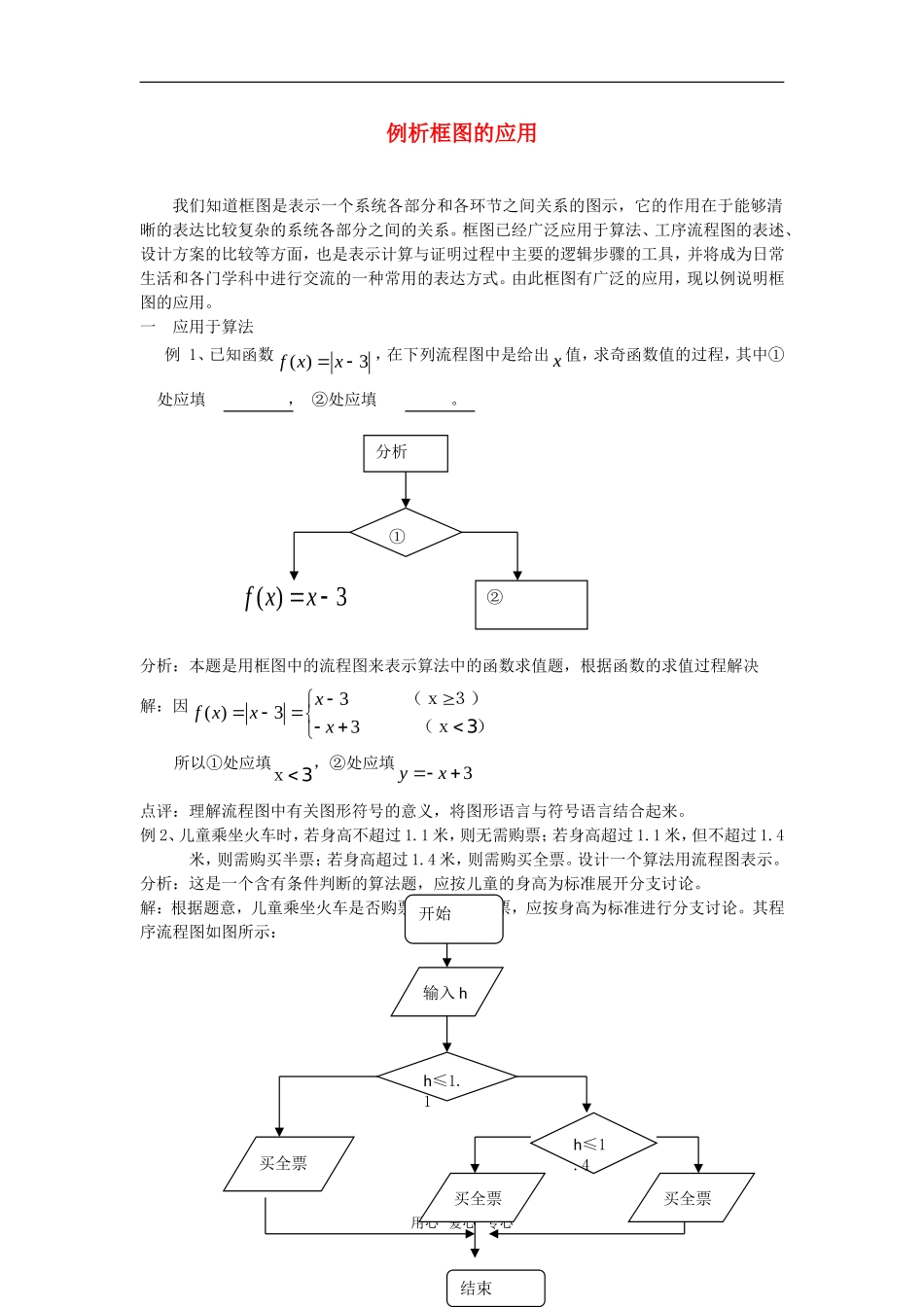高考数学复习点拨 例析框图的应用_第1页