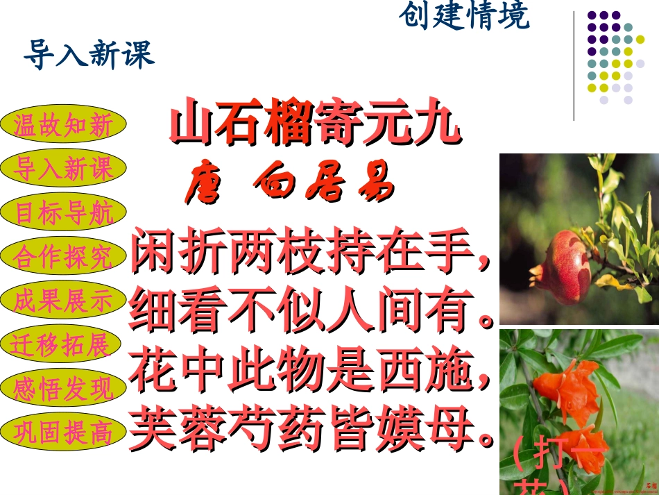 课件模版石榴_第2页