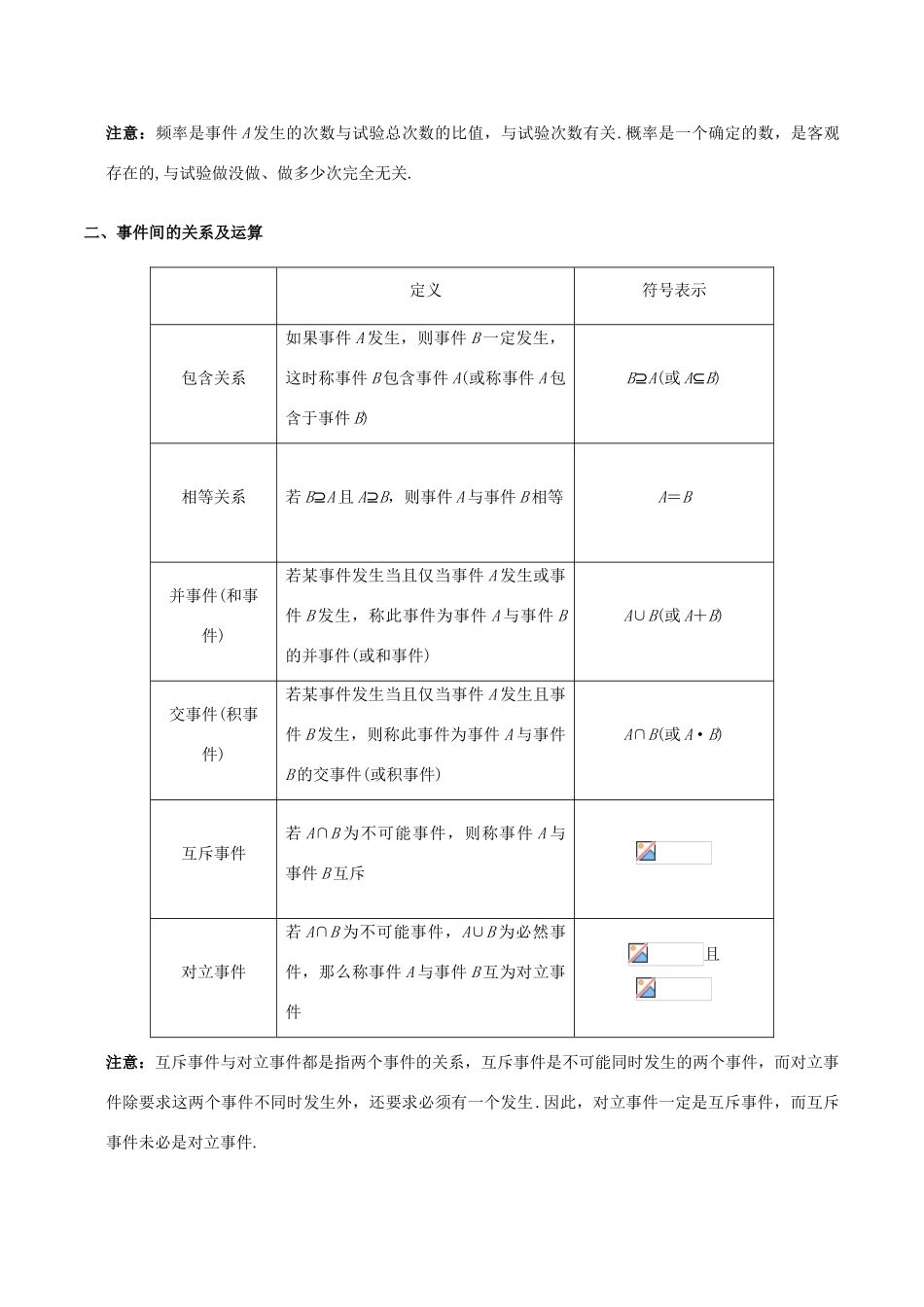 高考数学 考点一遍过 专题50 随机事件的概率 理-人教版高三全册数学试题_第2页