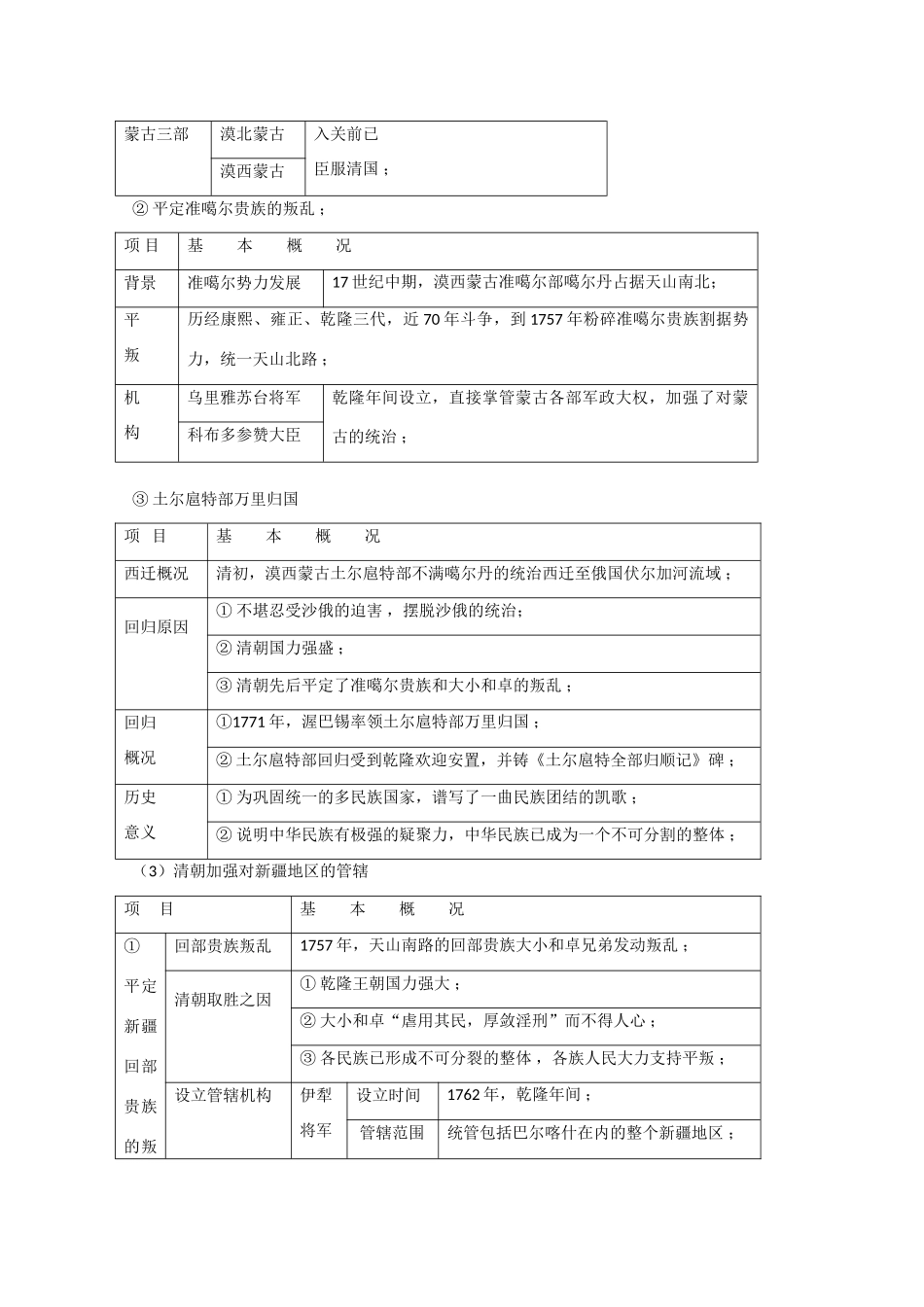 高考历史旧人教一轮复习明清（4）：明清时期统一多民族国家的发展_第2页