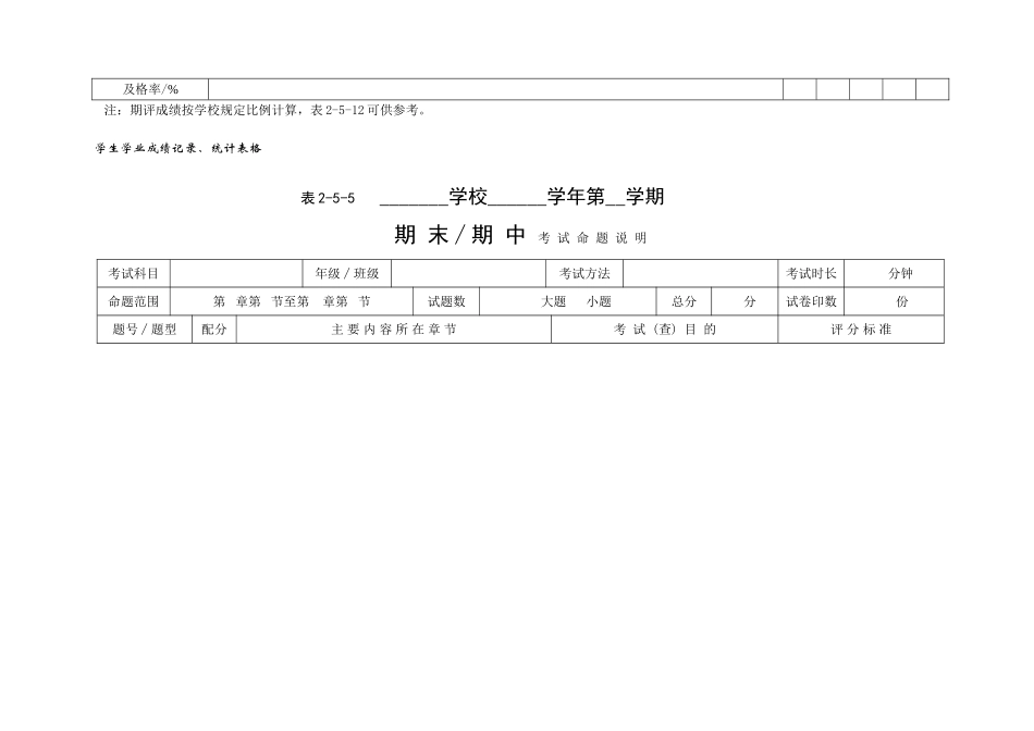 学生成绩记录、统计表格-2_第3页