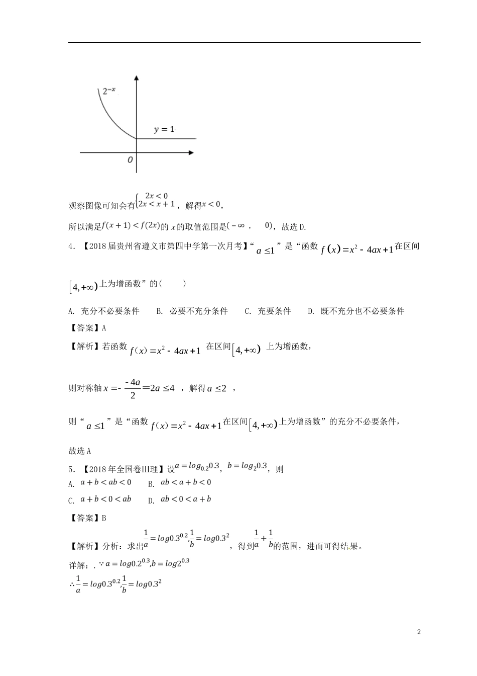 （浙江专版）高考数学一轮复习 第02章 函数测试卷-人教版高三全册数学试题_第2页