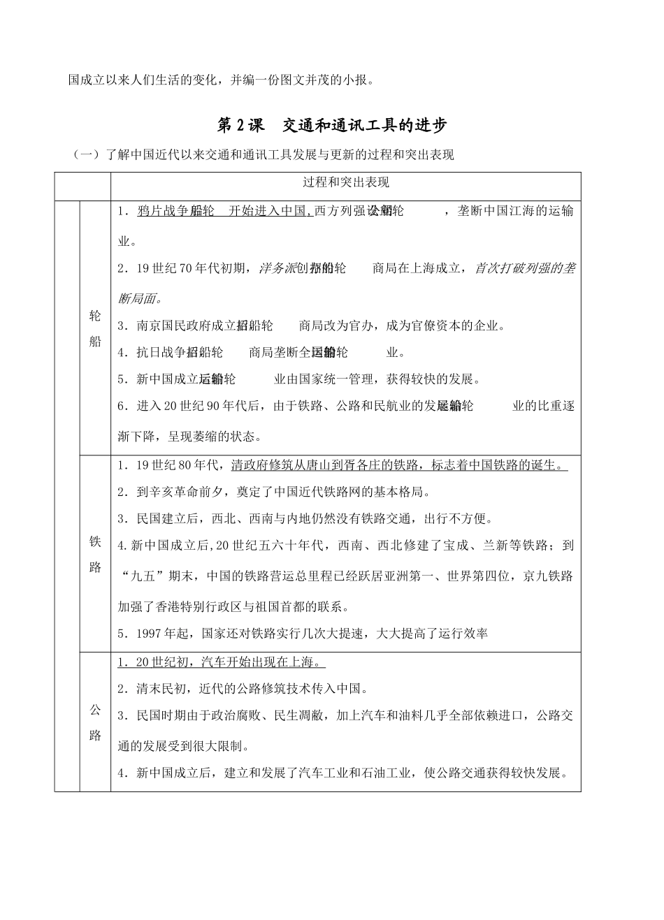 必修2第四单元中国近现代社会生活的变迁_第3页