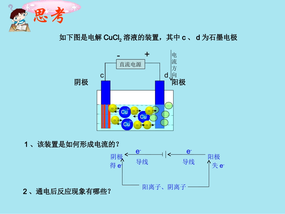 电解池高三第一轮复习讲课课件杨金容、张强婧_第3页