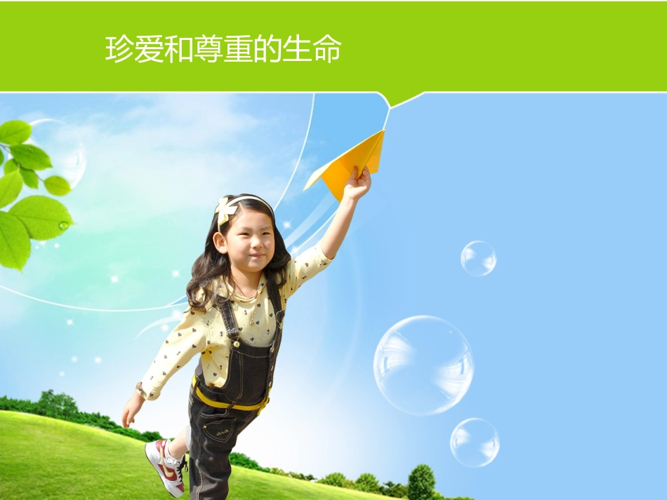 珍爱和尊重的生命_第1页