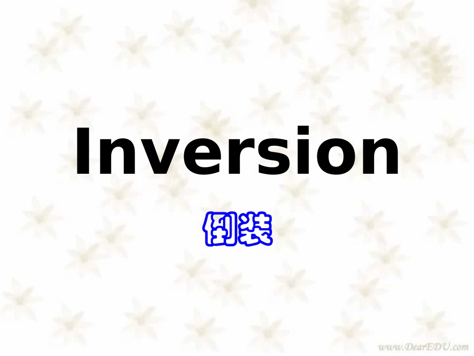 高二英语倒装句课件_第3页