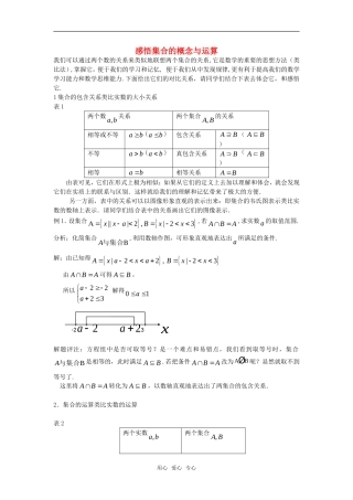 高考数学复习点拨 感悟集合的概念与运算