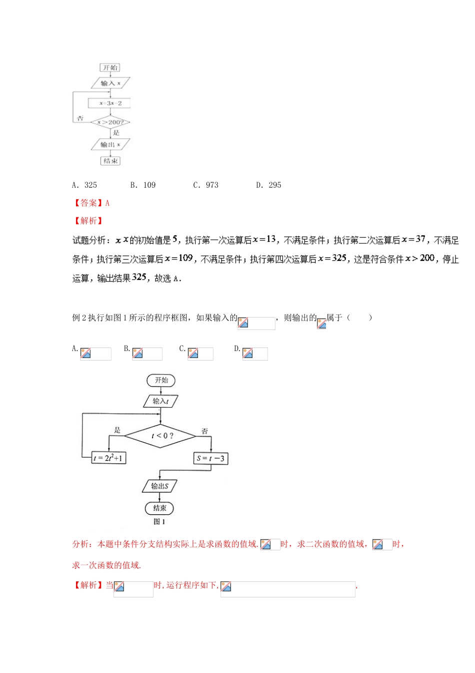 高考数学 中等生百日捷进提升系列 专题13 算法初步、推理与证明、复数（含解析）-人教版高三全册数学试题_第2页