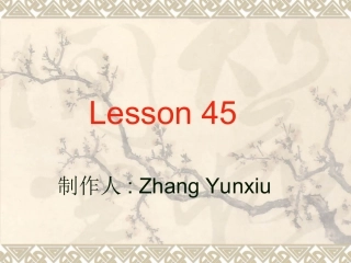 冀教版七年级英语课件_Lesson_45