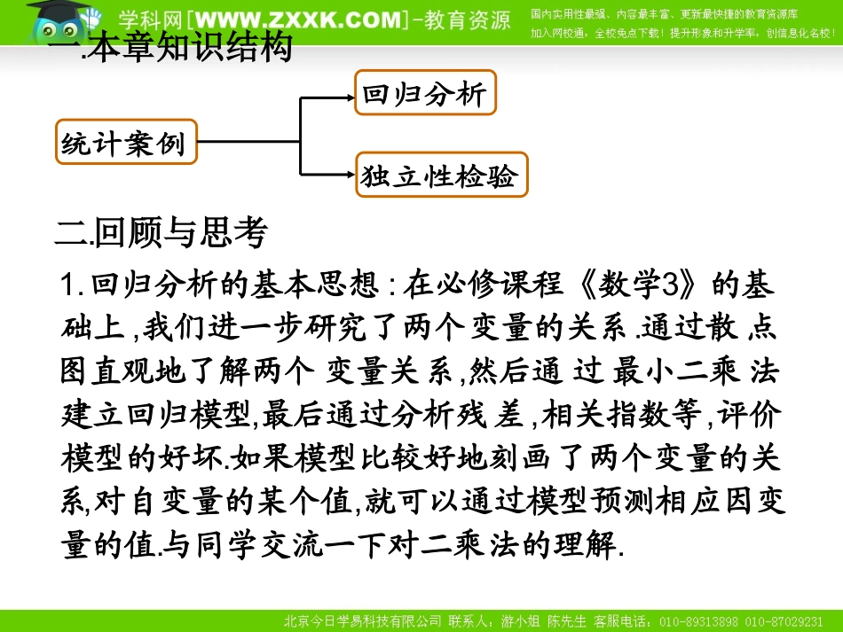 高中数学 第一章《统计案例》课件（新人教A版选修1-2）_第3页