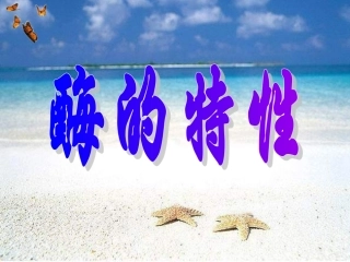 高一生物酶的特性