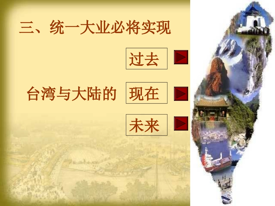 新人教版2012高一历史必修1课件：第22课祖国统一大业_第2页