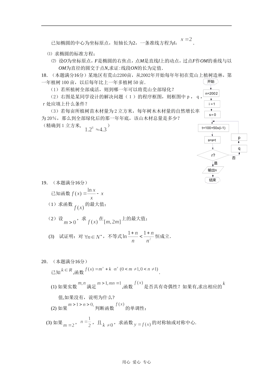 江苏省兴化市戴南高级中学09届高三数学高考模拟考试_第3页